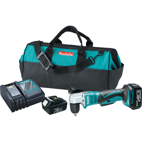 Drill Drivers | Makita XAD02 18V LXT 3.0 Ah Li-Ion 3/8 in. Right Angle Drill Kit image number 0