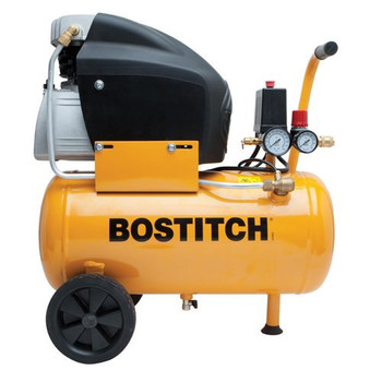 Factory Reconditioned Bostitch 0 HP 6 Gallon Oil-Lube Horizontal Hot Dog Compressor