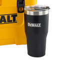 Coolers & Tumblers | Dewalt DXC1003B 10 Quart Roto-Molded Lunchbox Cooler and 30 oz. Black Tumbler Combo image number 3