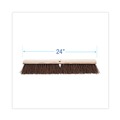 Brooms | Boardwalk BWK20124 24 in. Brush 3.25 in. Natural Palmyra Fiber Bristles Floor Brush Head image number 1