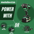 Metabo HPT WR36DEM MultiVolt 36V Brushless Lithium-Ion 1/2 in. Cordless Mid-Torque Impact Wrench Kit with 2 Batteries (2.5 Ah) image number 6