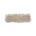 Mops | Boardwalk BWK1024 24 in. x 3 in. Cotton Dust Mop Head - White image number 0