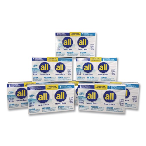 Cleaners & Chemicals | Surf 1R-2979355 Free Clear HE Liquid Laundry Detergent/Dryer Sheet Dual Vend Pack (100/Carton) image number 0