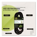 Office Electronics & Batteries | GoGreen Power GG-13715BK 16 AWG Outdoor Extension Cord, 15 ft, 13 A, Black image number 3