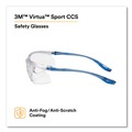 Eye Protection | 3M 11796-00000-20 Virtua Plastic Frame Polycarbonate Lens Sport CCS Protective Eyewear - Blue Frame/Clear Lens image number 3