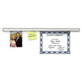 Office Jansan | Advantus 2005 1.5 in. x 36 in. Grip-A-Strip Display Rails - Satin Aluminum image number 1