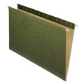 Bulk Savings Pricing 2 | Pendaflex 04153 Straight Tabs Legal Size Reinforced Hanging File Folders - Standard Green (25/Box) image number 0