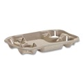 Labor Day Sale! Save $30 off $199! | Chinet 20969 StrongHolder 8 oz. to 22 oz. Molded Fiber Cup/Food Tray - Beige (250/Carton) image number 3