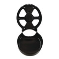 Paper Towels and Napkins | Boardwalk R2000BKBW 11 in. x 6.25 in. x 12.25 in. Single Jumbo Toilet Tissue Dispenser - Black image number 4