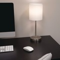 Office Furniture Accessories | Ledu L9135 Table 12.63 in. High and Floor 61.5 in. High Slim Line Lamp Set - Silver (2/Pack) image number 6