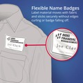  | Avery 05395 3.38 in. x 2.33 in. Flexible Adhesive Name Badge Labels - White (50/Box) image number 6