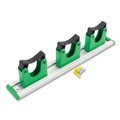 Office Furniture & Lighting | Unger HO350 14 in. x 3.15 in. x 2.17 in. Hang Up Cleaning Holder - Silver/Green image number 1