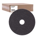 Cleaning Cloths | Boardwalk BWK4015BLA 15 in. Diameter Stripping Floor Pads - Black (5/Carton) image number 0