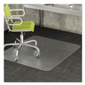  | Deflecto CM13113 36 in. x 48 in. Lipped Low Pile Carpet DuraMat Moderate Use Flat Chair Mat - Clear image number 10