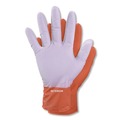 Disposable Gloves | Ammex GWUOFN44050 9.06 in. 6 mil Ultra Industrial Flock-Lined Nitrile Disposable Gloves - Orange/Medium (500/Carton) image number 8