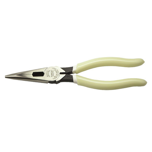 Klein Tools D203-8-GLW Hi-Viz Long Nose Pliers,Side Cutters