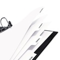 Office Jansan | Avery 20416 11 in. x 8.5 in. 5-Tab 3-Hole Punched Customizable Print-On Dividers - White (30/Box) image number 1