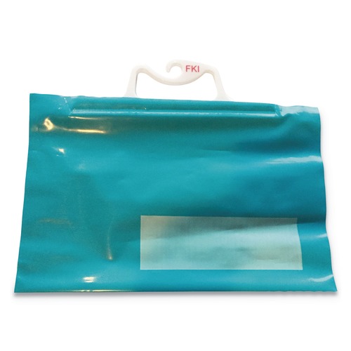 National Tradesmen Day Sale | FireKing 517980 14 in. x 15 in. Prescription Organizing Bags for Medical Cabinet - Blue (50-Piece/Pack) image number 0