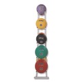 Office Filing Cabinets & Shelves | Champion Sports MBR2 12 in. x 23 in. x 51 in. Double Medicine Ball Tree - White image number 2