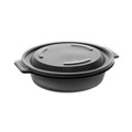 Food Trays, Containers, and Lids | Pactiv Corp. 0CN8071600BL EarthChoice MealMaster 16 oz. Container with Lid - Black/Clear (252/Carton) image number 0