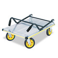  | Safco 4053NC Stow-Away Platform Truck, 1000 Lb Capacity, 24 X 39 X 40, Aluminum/black image number 1