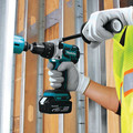 Hammer Drills | Makita XPH07TB 18V LXT 5.0 Ah Cordless Lithium-Ion Brushless 1/2 in. Hammer Driver Drill Kit image number 2