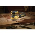 Orbital Sanders | Factory Reconditioned Dewalt DWE6421KR 3 Amp 5 in. Corded Random Orbital Sander Kit image number 15