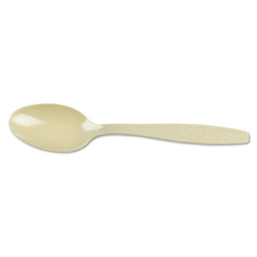 Cutlery | SOLO GBX7TS-0019 Sweetheart Guildware Polystyrene Teaspoons - Champagne (10 Boxes/Carton, 100/Box) image number 0