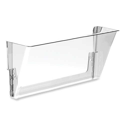 Office Furniture & Lighting | Storex 70213U06C 13 in. x 4 in. x 7 in. Letter Size Wall File - Clear image number 0