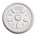 Cutlery | Dart 6JL Vented Plastic Lids for 3.5 oz to 6 oz. Foam Containers - White (1000/Carton) image number 3