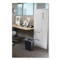 Trash & Waste Bins | Rubbermaid Commercial FG295500BLA 3.5-Gallon Rectangular Deskside Wastebasket - Black image number 4