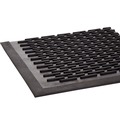 Office Jansan | Crown TD 0046BK Crown-Tred 43.75 x 66.75 Indoor/Outdoor Rubber Scraper Mat - Black image number 1