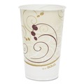 Cups and Lids | SOLO RW16-J8000 Symphony Eco-Forward 16 oz. Paper Cold Cups - White/Red/Beige (1000/Carton) image number 0