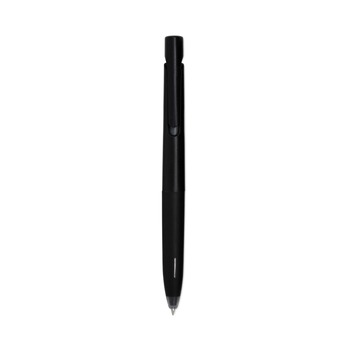 Zebra 0.7 mm Retractable Fine bLen Gel Pen - Black Ink, Black Barrel (12/Pack)