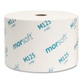  | Morcon Paper M125 1-Ply Small Core Septic-Safe Bath Tissue - White (2500 Sheets/Roll, 24 Rolls/Carton) image number 2