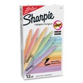 Highlighters | Sharpie 2157482 Chisel Tip Pocket Style Highlighters - Assorted Ink/Barrel Colors (12/Pack) image number 0