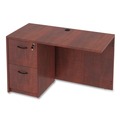  | Alera ALEVA542822MC 15.63 in. x 20.5 in. x 28.5 in. Valencia Series 2-Drawer Full File Pedestal - Medium Cherry image number 7