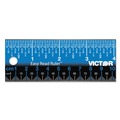 Rulers & Yardsticks | Victor EZ12SBL Easy Read 12.5 in. Long Standard/Metric Stainless Steel Ruler - Blue image number 0