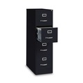 Office Filing Cabinets & Shelves | Alera 26130 15 in. x 26.5 in. x 52 in. Letter-Size Four-Drawer Economy Vertical File - Black image number 3