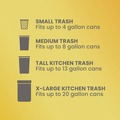 Cleaning & Janitorial Supplies | Glad 78899 ForceFlex 24 in. x 27.38 in. 13 Gallon Kitchen Drawstring Trash Bags - Fresh Clean Scent/White (240/Carton) image number 10
