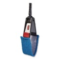 Mops | Rubbermaid Commercial 2132426 19.5 in. x 5.5 in. Microfiber Head 48 in. to 72 in. Aluminum Handle Adaptable Flat Mop Kit - Blue/Yellow image number 1