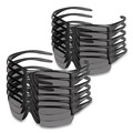Eye Protection | Ansell KCC21297 Equalizer Safety Glasses - Gunmetal Frame/Smoke Lens (12/Box) image number 2
