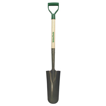  | Union Tools 47107 4.75 in. x 14 in. Blade Drain and Post Spade with 27 in. White Ash D-Grip Handle