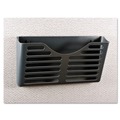  | Universal UNV08162 Recycled Plastic Cubicle Single File Pocket - Black image number 0