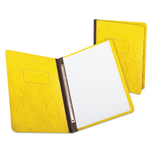  | Oxford 12709 Heavyweight Pressguard Report Cover with Prong Clip and 3 in. Capacity - Letter, Yellow image number 0