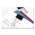 Office Jansan | ACCO A7072100B Large Binder Clips - Black/Silver (1-Dozen) image number 4