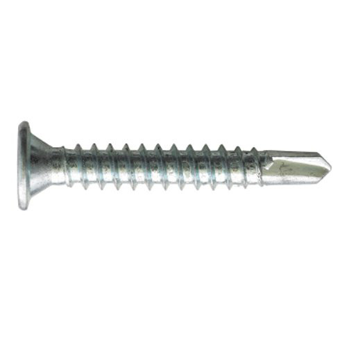 Collated Screws | SENCO 08G150CTLDSS 1-1/2 in. #8 Clear Zinc Light Steel Screws (1,000-Pack) image number 0