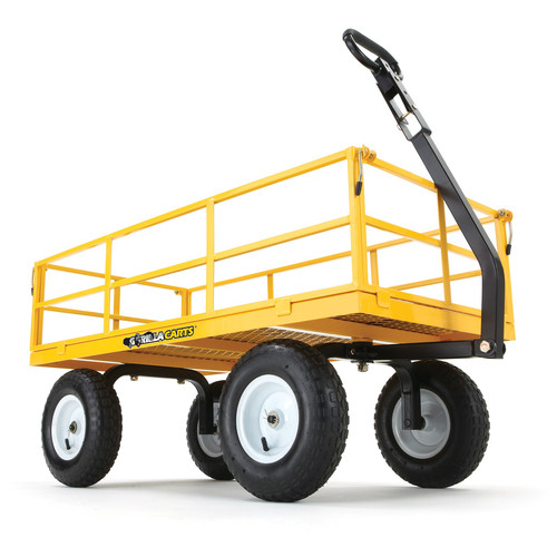 Tool Carts | Gorilla Carts GOR1201B 1,200 lb. Capacity Steel Utility Cart image number 0
