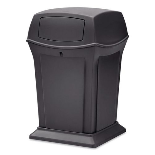 Trash Cans | Rubbermaid Commercial FG917188BLA Ranger 45-Gallon Fire-Safe Structural Foam Container - Black image number 0