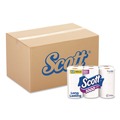 Toilet Paper | Scott 10060 1-Ply 4.1 in. x 3.7 in. Septic Safe Toilet Paper - White (48/Carton) image number 0